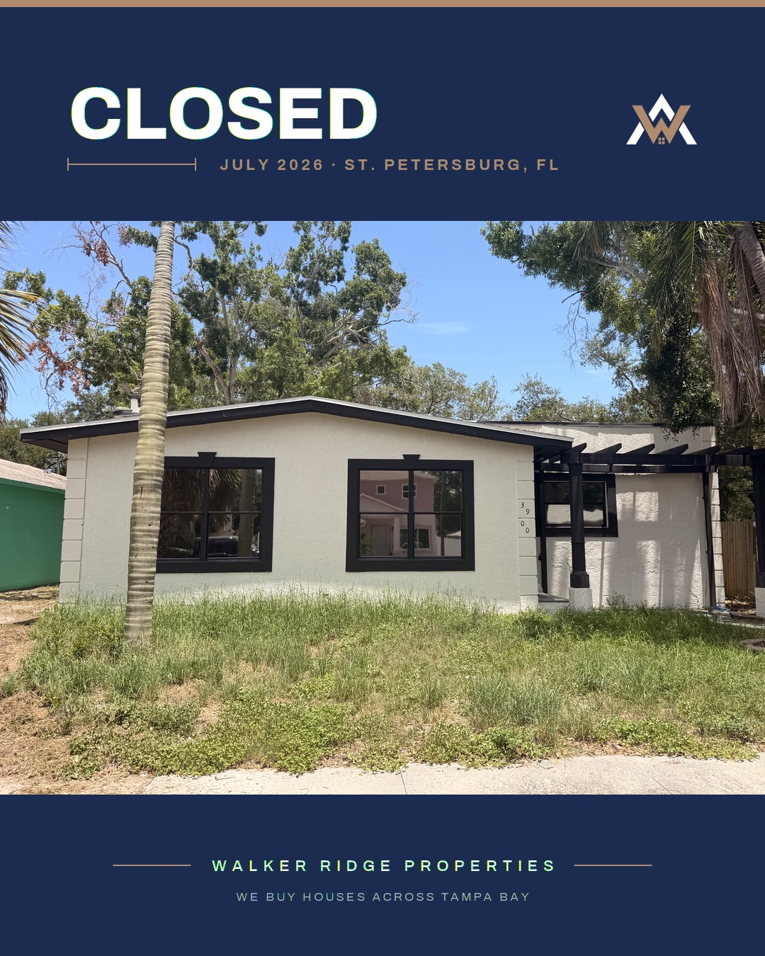 St. Petersburg home from our July 2026 closing